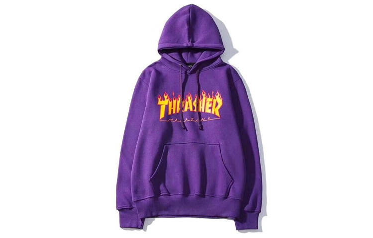 Thrasher Thrasher Sweatshirt US Version Unisex Purple