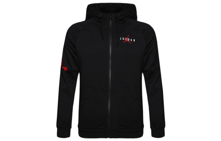 Jordan Jordan Jumpman Sweatshirts Men's Hooded Moderate Cardigan