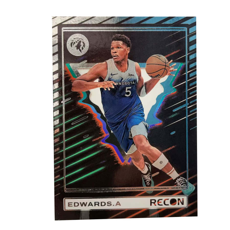 PANINI 2023 24 Timberwolves, Anthony Edwards, Huzi, Team Celebrity, Thick Card, Card Product Sports Cards 1 Pc