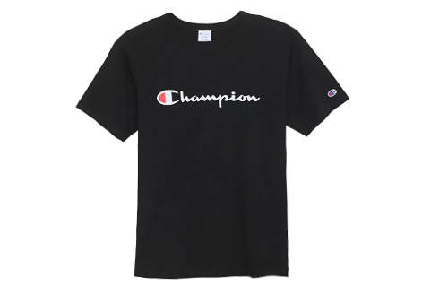 Champion T Shirt Japan Version Unisex Black