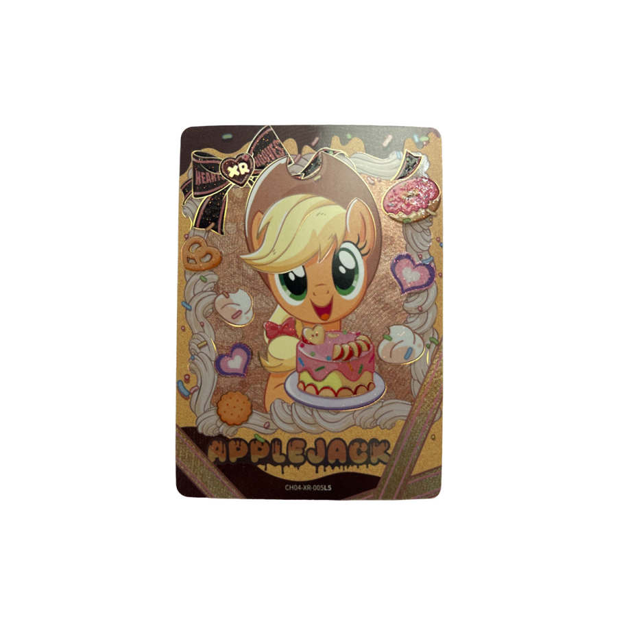 KAYOU My Little Pony Card, Rainbow Pack Fourth Edition XR Card, Applejack XR Card IP / Anime Cards 1 Pc