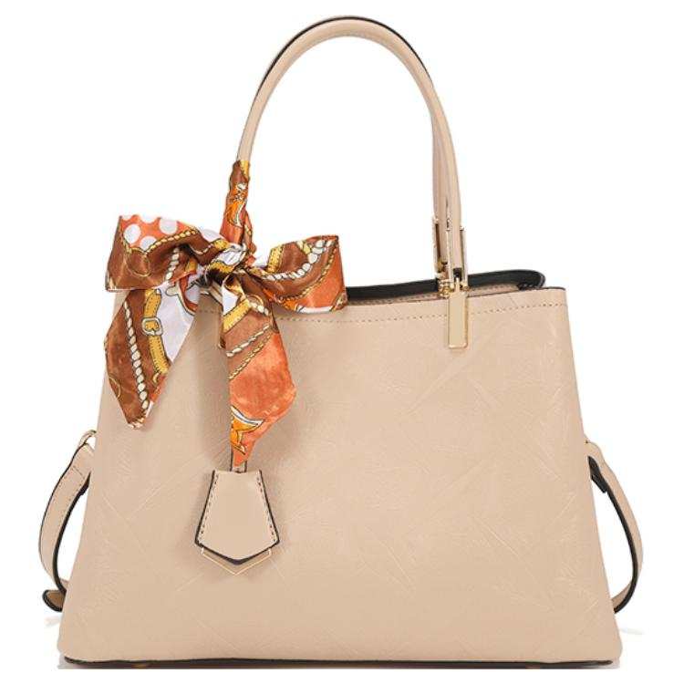 PAYOT Microfiber Synthetic Leather Handbag, One Shoulder, Crossbody Regular Women's Apricot