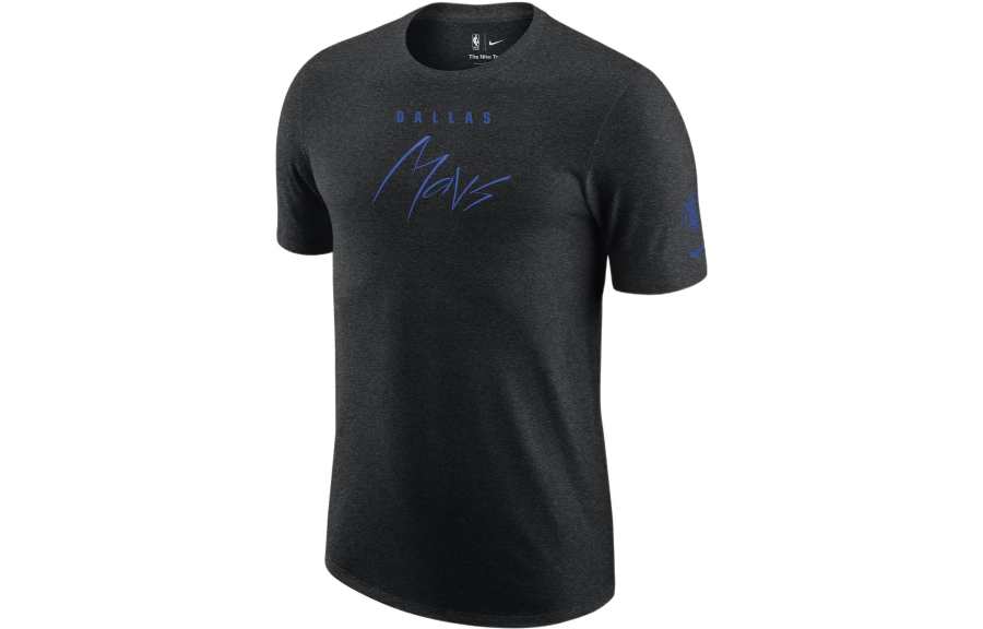 Nike Nike T Shirts Men's Black Gray Crew Neck Moderate Straight Fit