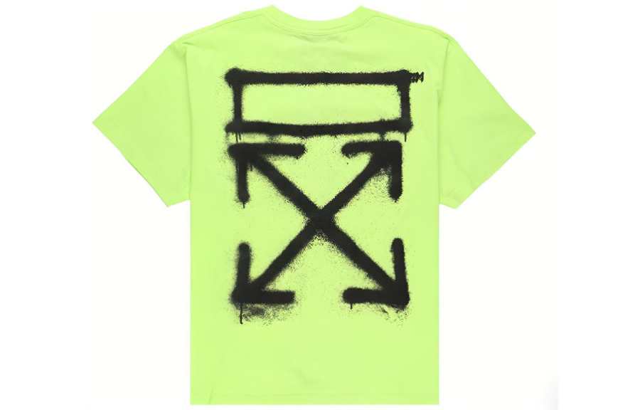 OFF-WHITE OFF WHITE SS20 T Shirt Men's Neon Green
