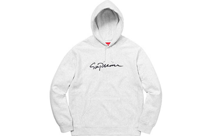 Supreme Supreme signature logo hoodie