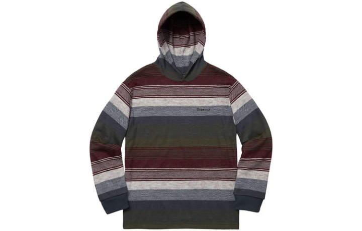 Supreme Supreme Knit Stripe Hooded L/S Top