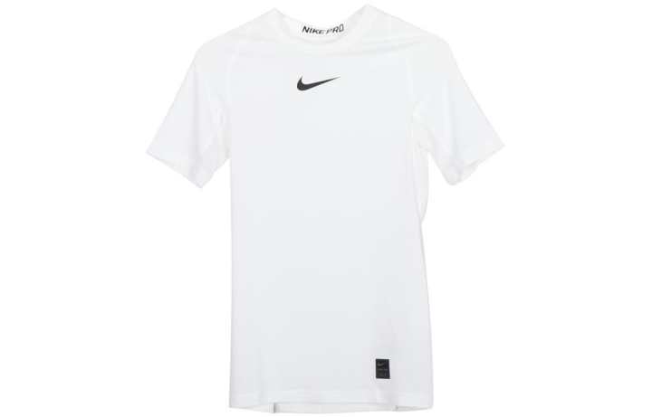 Nike Nike T Shirts Men's White Crew Neck Moderate Straight Fit