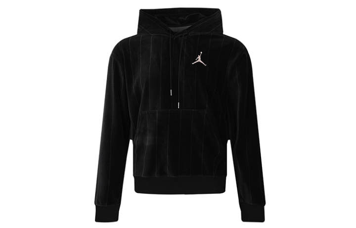 Jordan Jordan Sweatshirts Men's Black Hooded Moderate Regular