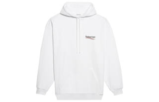 Balenciaga logo print hoodie