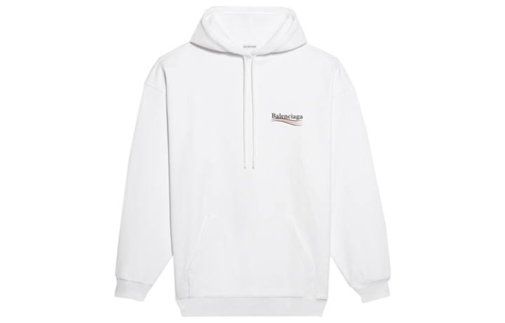 Balenciaga logo print hoodie