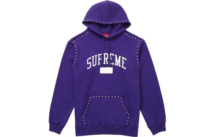 Supreme Supreme Studded Hooded Sweatshirt FW18