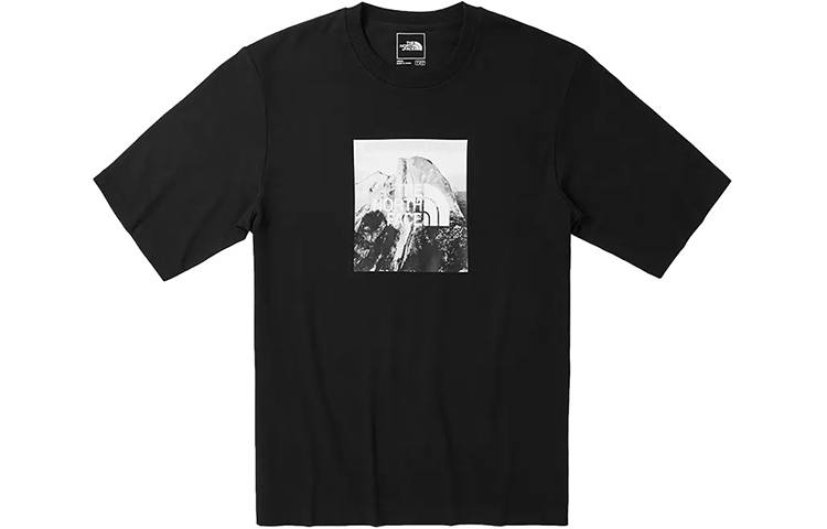 THE NORTH FACE T Shirts Unisex Crew Neck Thickened Straight Fit