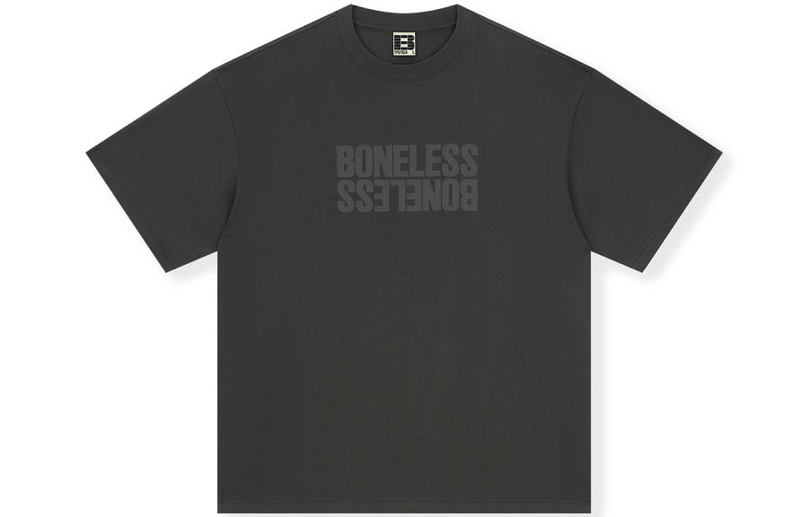 BONELESS T Shirts Unisex Crew Neck Moderate Straight Fit