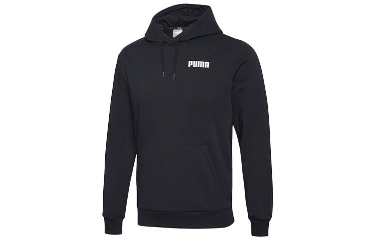 PUMA PUMA Sweatshirts Men's Black Hooded Moderate Regular