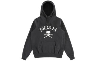 NOAH Logo Motif Hooded Sweatshirt