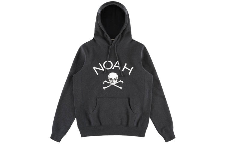 NOAH NOAH Logo Motif Hooded Sweatshirt