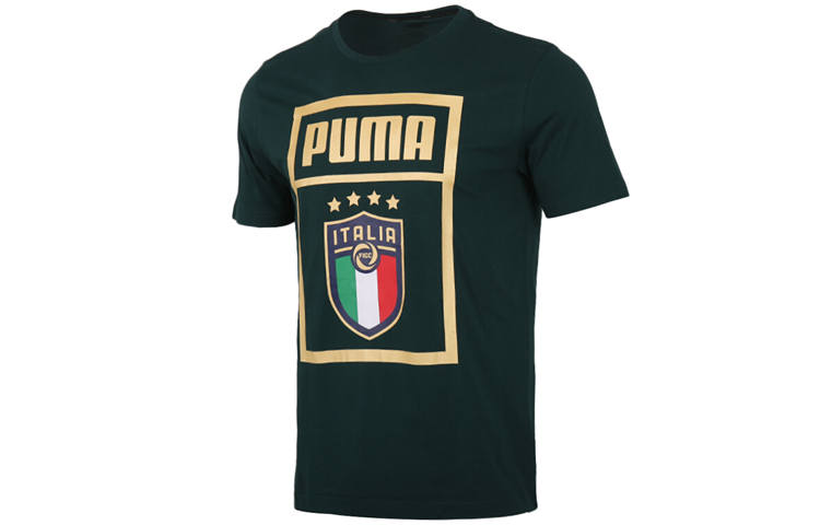 PUMA T Shirts Men's Crew Neck Moderate Straight Fit
