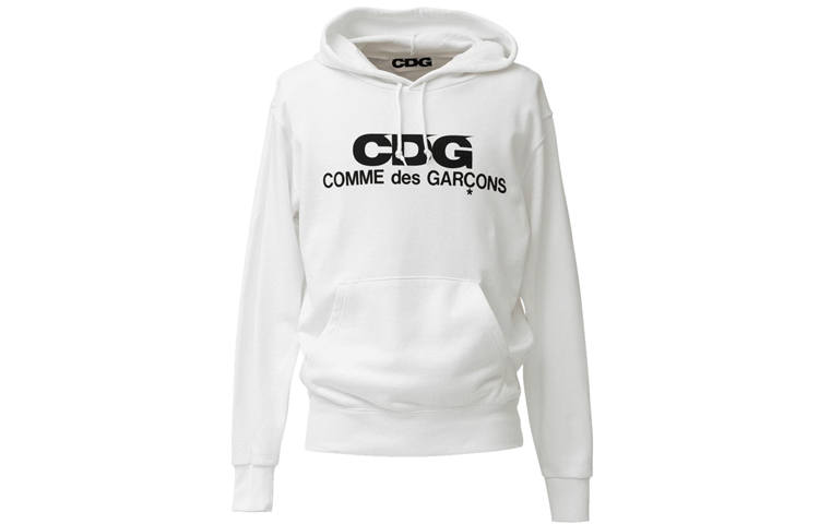 CDG Comme Des Garcons Logo Printed Hoodie