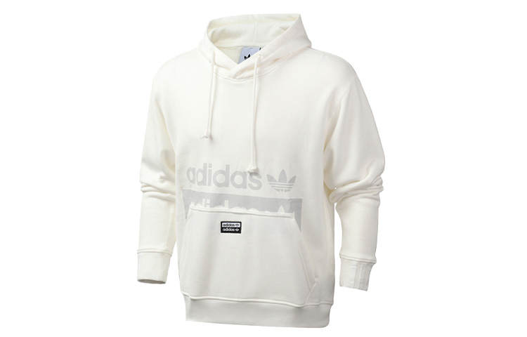 Adidas Originals R.Y.V Sweatshirts Men's White Hooded Moderate Regular