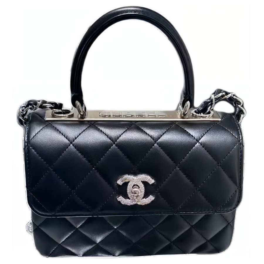 CHANEL Sheepskin Flap Bag, Shoulder Bag, Crossbody Bag, Handbag Women's Black