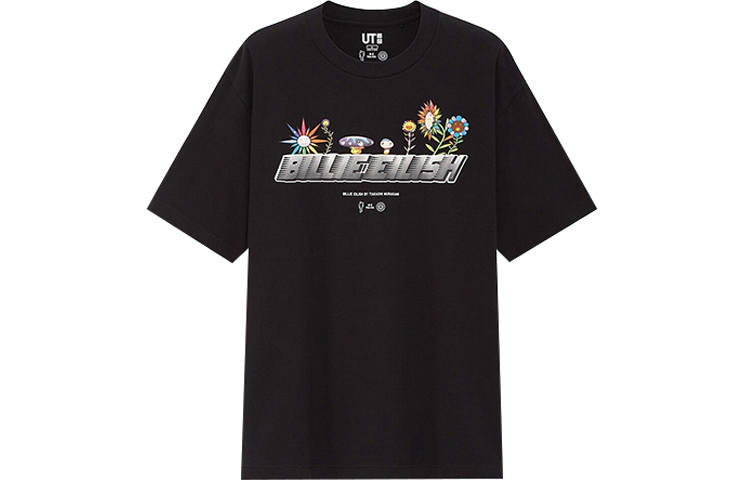 UNIQLO Murakami Takashi Co Branding T Shirt Unisex Black
