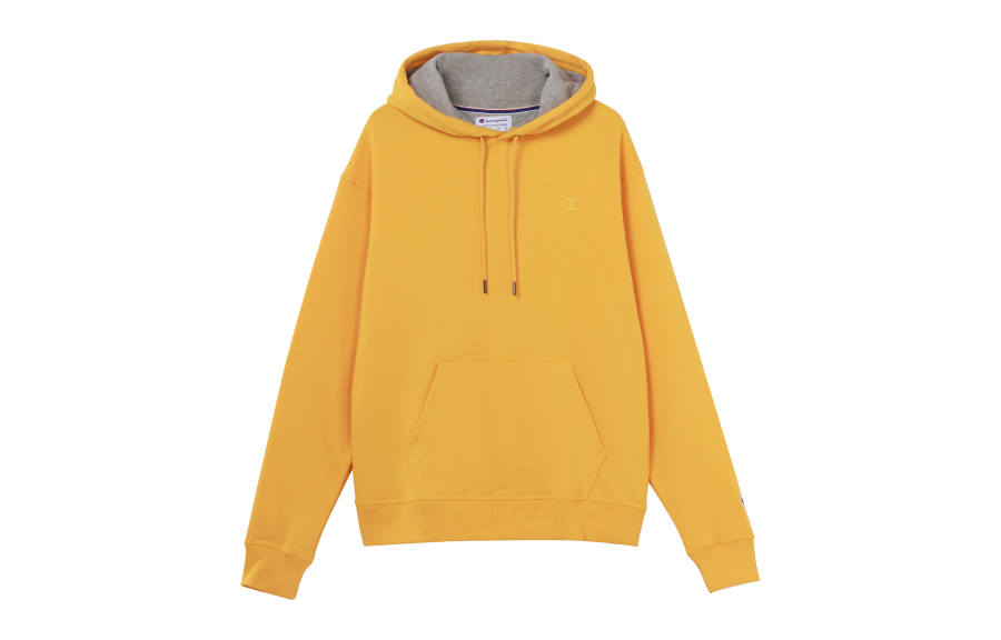 Champion Champion Chest Cuff Double Logo Fleece Lined Pullover Sweatshirt US Version Unisex Gold