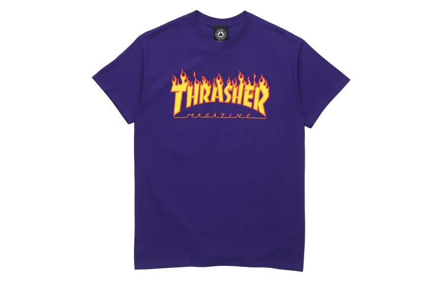 Thrasher T Shirts Unisex Crew Neck Moderate Heavyweight