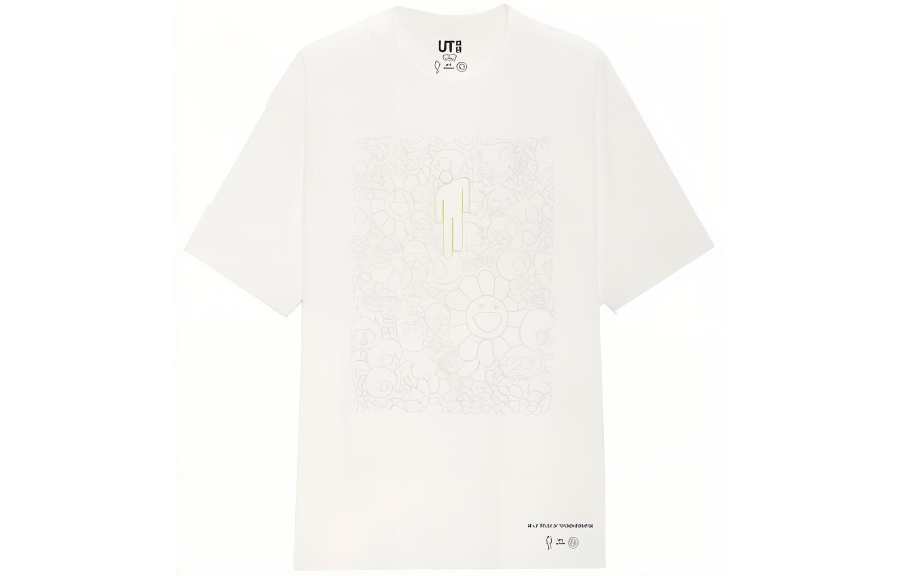 UNIQLO Murakami Takashi Co Branding T Shirt Unisex White
