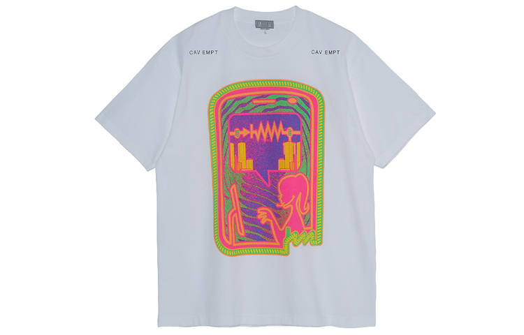 Cav Empt T Shirts Unisex Crew Neck Moderate Straight Fit
