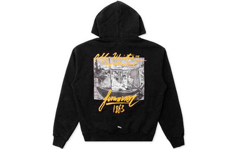 OFF-WHITE OFF WHITE Summer Graphic Print Hoodie