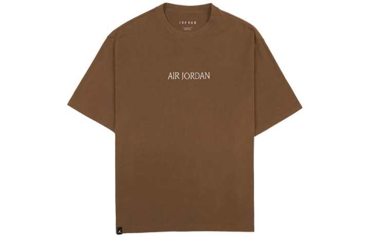 Jordan Jordan Wordmark T Shirt Unisex Brown