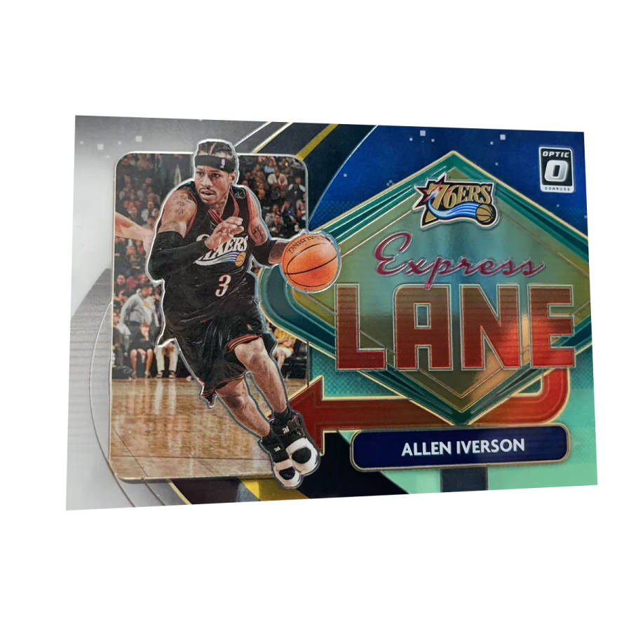 PANINI 2020 21 Basketball NBA 2020 21 76ers, Allen Iverson, Point Guard, Durex Widescreen Teka Sports Cards 1 Pc