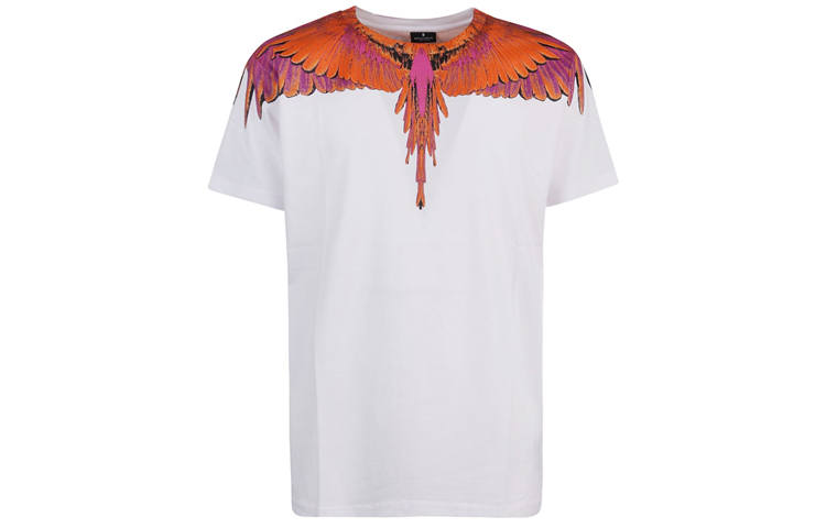 Marcelo Burlon T Shirts Men's Crew Neck Moderate Straight Fit