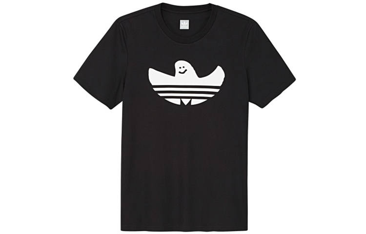 Adidas Originals T Shirts Men's Crew Neck Moderate Straight Fit
