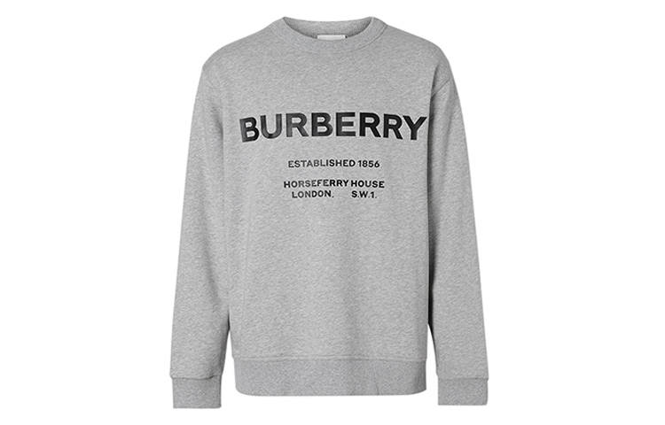 Burberry Sweatshirts Men's Crew Neck Moderate Regular