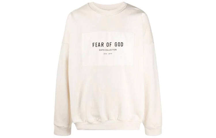 Fear Of God Patch Logo Crewneck Sweatshirt