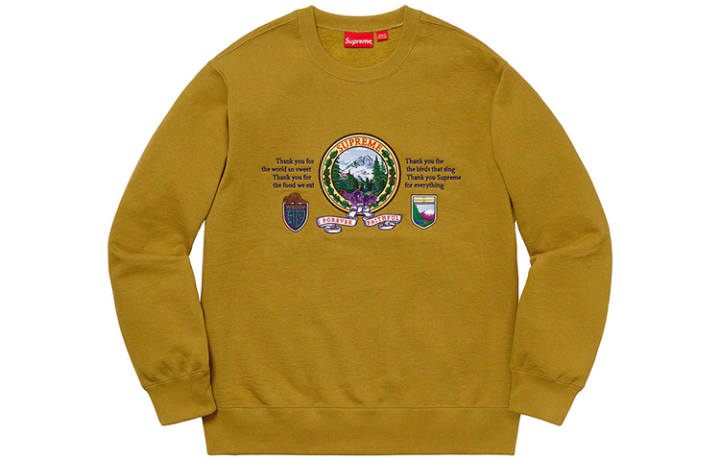 Supreme Supreme Mountain Crewneck