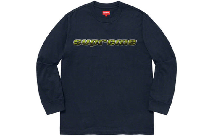 Supreme Supreme Chrome Logo L/S Top