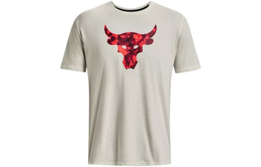 Under Armour Project Rock T Shirt Men's Ivory White