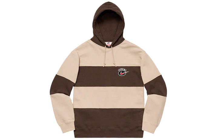 Supreme Supreme Nike Stripe Hooded Sweatshirt