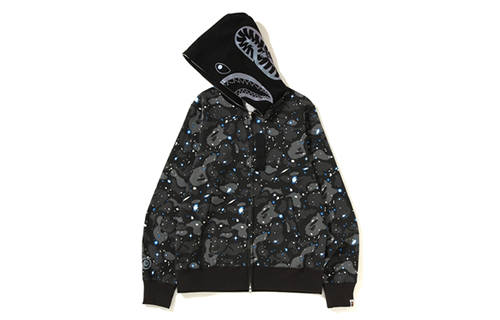 A BATHING APE A BATHING APE Shark Series Sweatshirt Unisex Black