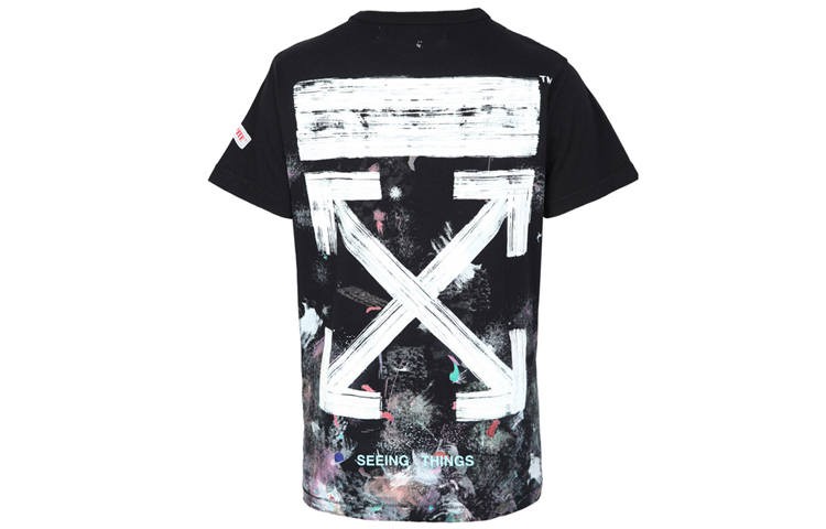 OFF-WHITE OFF WHITE Galaxy Brushed T shirt