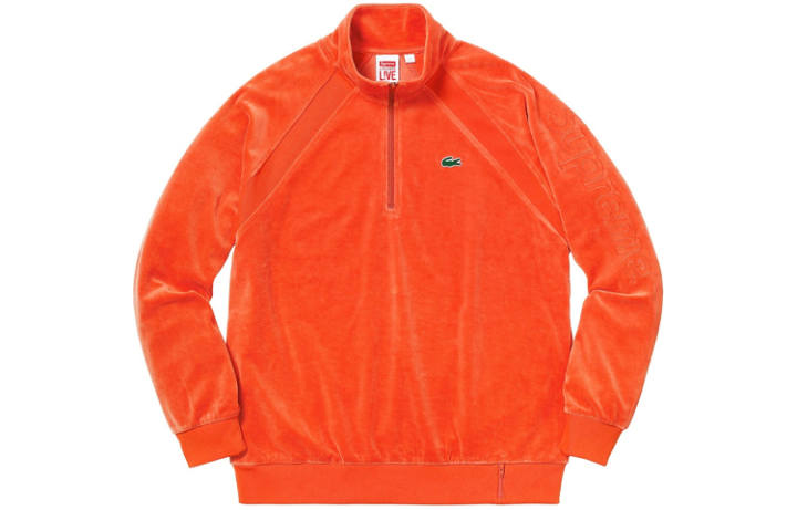 Supreme Supreme Lacoste Velour Half Zip Track Top