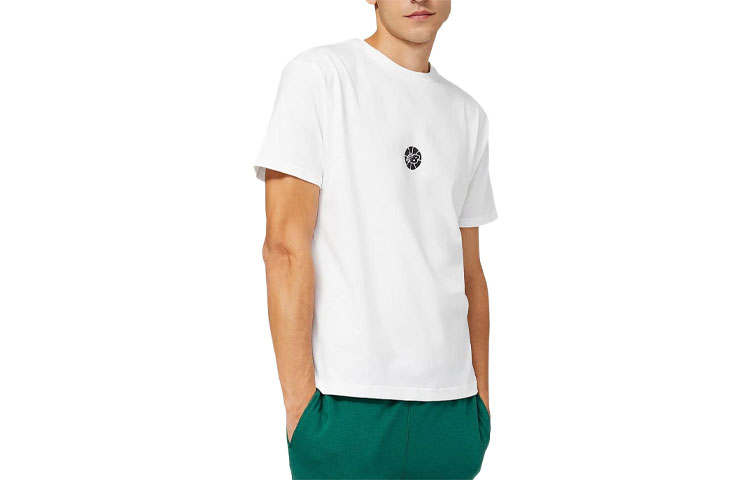 New Balance New Balance T Shirts Men's Bright White Crew Neck Moderate Other