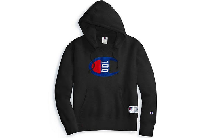 Champion Champion Hooded Regular Sweatshirt US Version Unisex Black