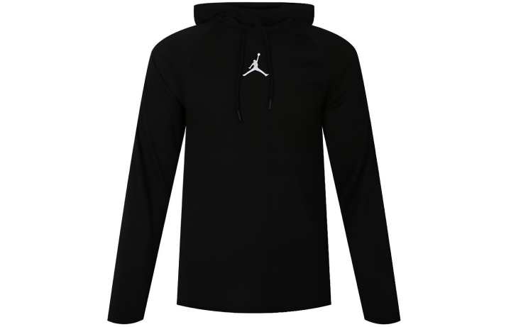 Jordan Jordan Sweatshirts Men's Black Hooded Moderate Regular