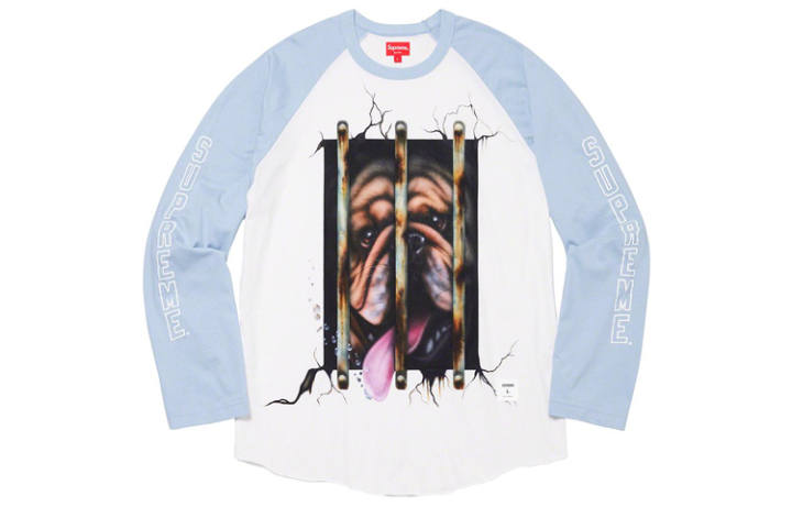 Supreme Supreme Dog Raglan Long Sleeve Top