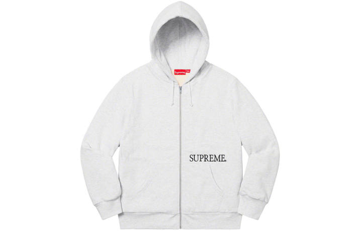 Supreme Supreme Thermal Zip Up Hooded Sweatshirt