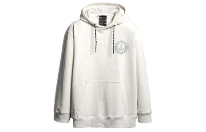 Adidas Adidas X Alexander Wang Sweatshirts Unisex Light Gray Hooded Moderate Regular