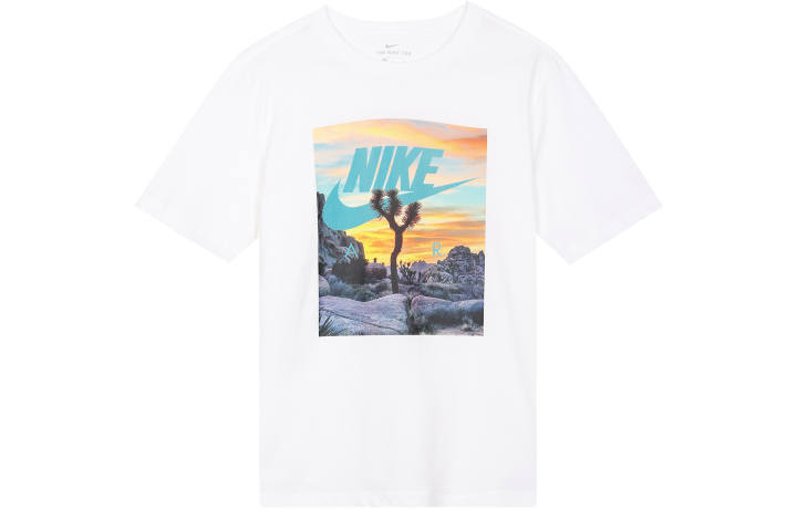 Nike Nike T Shirts Men's Crew Neck Moderate Straight Fit